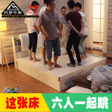约梦千年 气动高箱储物床1.5米小户型板式床 1.8米双人床卧室家具