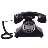 电话机欧式复古转盘座机古董旋转拨号创意个性电话机特价仿古老式