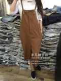 玫瑰共和国5755正品2016夏季新款韩版时尚宽松休闲棉麻背带裤女潮