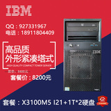 IBM塔式服务器 X3100 M5 I21+1T*2硬盘 全球联保 正品