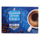 【天猫超市】 麦斯威尔咖啡特浓三合一 38条装 494g 咖啡冲饮