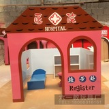 区角玩具 小医院游戏屋 儿童角色扮演道具 幼儿园娃娃家玩具 木制