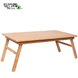 上电脑桌 台式可折叠懒人移动炕桌家用小书桌子升降儿童学习桌床
