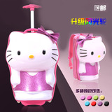 韩国儿童拉杆箱Hello Kitty旅行箱凯蒂猫卡通KT小行李拖箱书包女