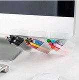 UMI韩国文具 DIY 办公用品电脑显示器便携式笔筒 桌面整理收纳盒