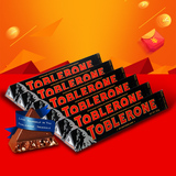 亿滋瑞士三角黑巧克力Toblerone瑞士进口巧克力100g*6 600g组合