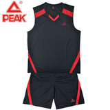 匹克篮球套装 男款夏季透气V领轻便比赛训练服篮球运动服F734051