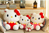 正版Hello Kitty公仔KT猫咪毛绒玩具大号凯蒂猫送女友送生日礼物