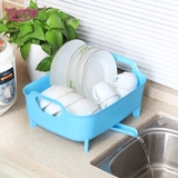樱优美厨房沥水架 餐具架碗碟收纳架塑料碗柜碗架新款加厚沥水柜