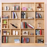 特价实木书柜松木书架储物柜宜家柜子自由组合定制单个柜小柜