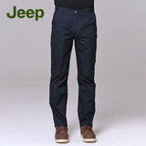 JEEP官方旗舰专柜正品纯棉男士休闲裤夏季薄款男长裤子JS10WP102