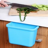 创意厨房小垃圾桶 桌面无盖收纳盒 塑料收纳桶 橱柜门挂式杂物桶