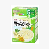 日本直邮wakodo和光堂宝宝辅食多种蔬菜米糊米粉野菜米粥 FC2