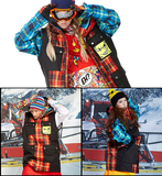 韩国滑雪服 正品户外STL品牌迷彩加厚防水单板双板保暖衣男女外套