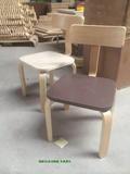 外贸实木儿童餐椅宝宝凳子木制吃饭靠背小板凳弯曲木幼儿园学习椅