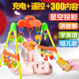 带音乐宝宝健身架0-1岁新生婴儿益智床上玩具3儿童健身器6-12个月