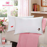梦洁出品 DreamCoco护颈枕双人一对装枕头枕芯情侣枕甜蜜柔丝对枕