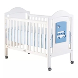 好孩子婴儿床MC839欧式豪华环保可调节白色实木床宝宝游戏儿童床