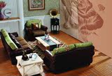联邦家具温德米尔维多玫瑰E13593EA/B沙发1+2+3/茶几实木家私正品