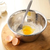 烘焙工具 加深圆底防滑不锈钢打蛋盆 调料碗 揉面盆 加厚洗菜盆
