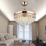 欧式客厅装饰风扇灯吊扇灯隐形扇卧室奢华吊灯现代简约餐厅电扇