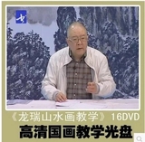 龙瑞山水画教学视频 32讲16DVD 46G