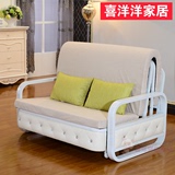 沙发床可折叠拆洗1.2米1.5米单人双人小户型多功能布艺沙发床包邮