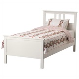 宜家代购 汉尼斯 床架 实木床架 宜家床架 双人床架 床架1.2米