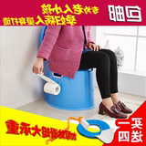 桶包邮便携式马桶塑料座便器坐便椅 老人孕妇病人坐便器 移动马