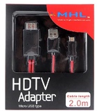 MHL转HDMI适配器mhl转hdmi线三星S5 华为荣耀6手机连接电视高清线