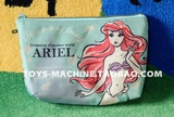 日单 迪士尼 小美人鱼 Ariel 棉麻 化妆包 收纳包 特价