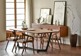 北欧餐厅咖啡厅餐椅靠背纯实木扶手椅子原木家用办公椅办公桌餐桌