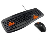 联想有线键盘鼠标套装KM4801U 笔记本台式机USB接口 游戏键鼠套装