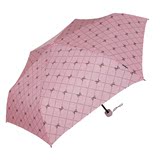 小清新折叠伞女士三折伞蝴蝶结创意晴雨伞 超轻高密拒水便携雨伞