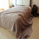 外贸原单 纯棉床单单件平纹纯色简约灰色1.5米床1.8米床特价清仓