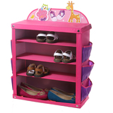 卡通儿童多层简易鞋架鞋柜置物架家用幼儿园鞋子收纳整理柜储物柜