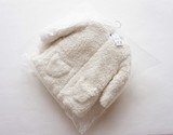 双12促销价 外贸原单 冬款女童宝宝加厚羊羔绒连帽保暖棉衣外套
