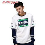 Kappa男士卫衣 运动服圆领套头衫 长袖休闲上衣打底衫|K0552TC31
