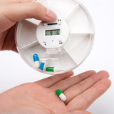 特惠电子定时药盒便携一周小药盒分装智能药盒创意药盒定时提醒器