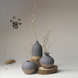 景德镇陶瓷 日式简约花器摆件三件套 时尚创意家居家饰装饰品花瓶
