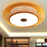 现代中式吸顶灯圆形客厅灯具简约创意房间主卧灯温馨浪漫卧室吸灯