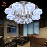 欧式LED客厅灯具大气水晶吊灯现代简约圆形吸顶灯个性创意餐厅灯