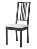 餐椅实木组装家用软垫椅子宜家伯尔杰同款简约现代限时折扣免代购