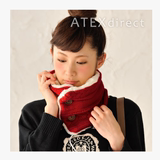 现货 日本代购|ATEX 冬季保暖针织套头围脖 创意发热围脖 围巾