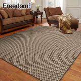印度进口手工羊毛客厅茶几沙发地毯欧美式卧室床边毯北欧简约地毯