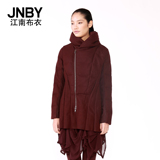 JNBY江南布衣冬季羊毛保暖短款加厚立领款修身羽绒服5C87159