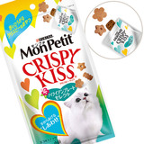 日本MonPetit 猫之吻 亲亲随身香脆洁牙饼干 夏威夷果盘 30g小袋