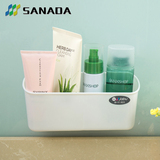 日本进口sanada厨房水槽多功能收纳置物架 双格浴室洗面奶整理架