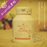 预售可直邮 澳洲BIO ISLAND婴幼儿全天然牛乳提取液态纯乳钙 90粒
