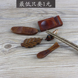 日式和风 特价环保料理餐具木质筷架 创意原木装饰筷子架筷托筷枕